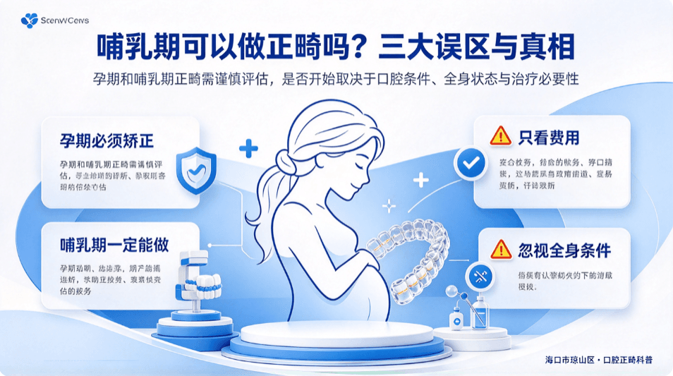 哺乳期可以做牙齿矫正吗？三大误区与真相