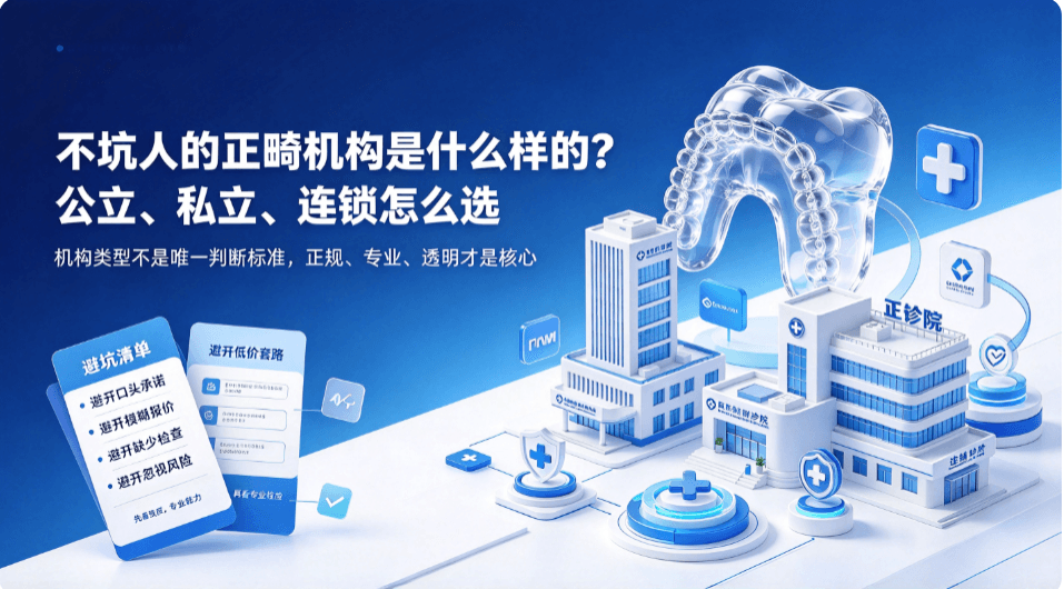 不坑人的正畸机构是什么样的？公立、私立、连锁怎么选